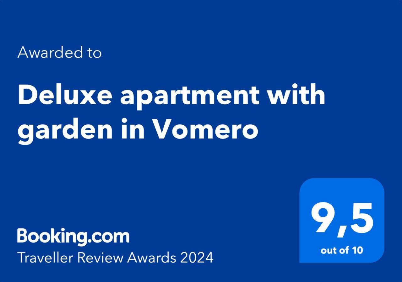 Deluxe Apartment With Garden In Vomero Neapel Exteriör bild